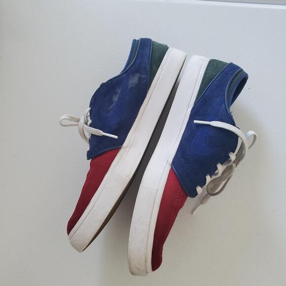 Nike SB Stefan Janoski Shoes Mens Size 10 Tri Color Red Blue Green 333824-417 main image 6
